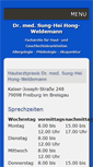 Mobile Screenshot of hautarzt-freiburg.com